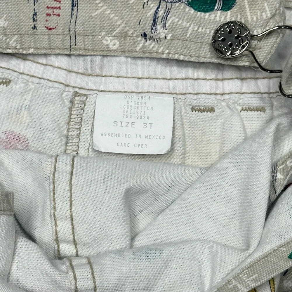 Vintage Oshkosh Nautical‎ Navigation Shorts Overalls